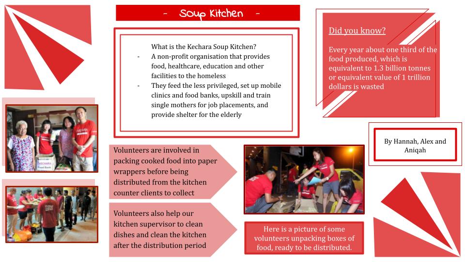 Aniqah, Hannah & Alex - Kechara Soup Kitchen Poster