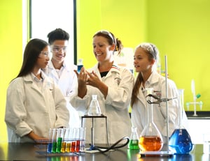 Science Students at Alice Smith School