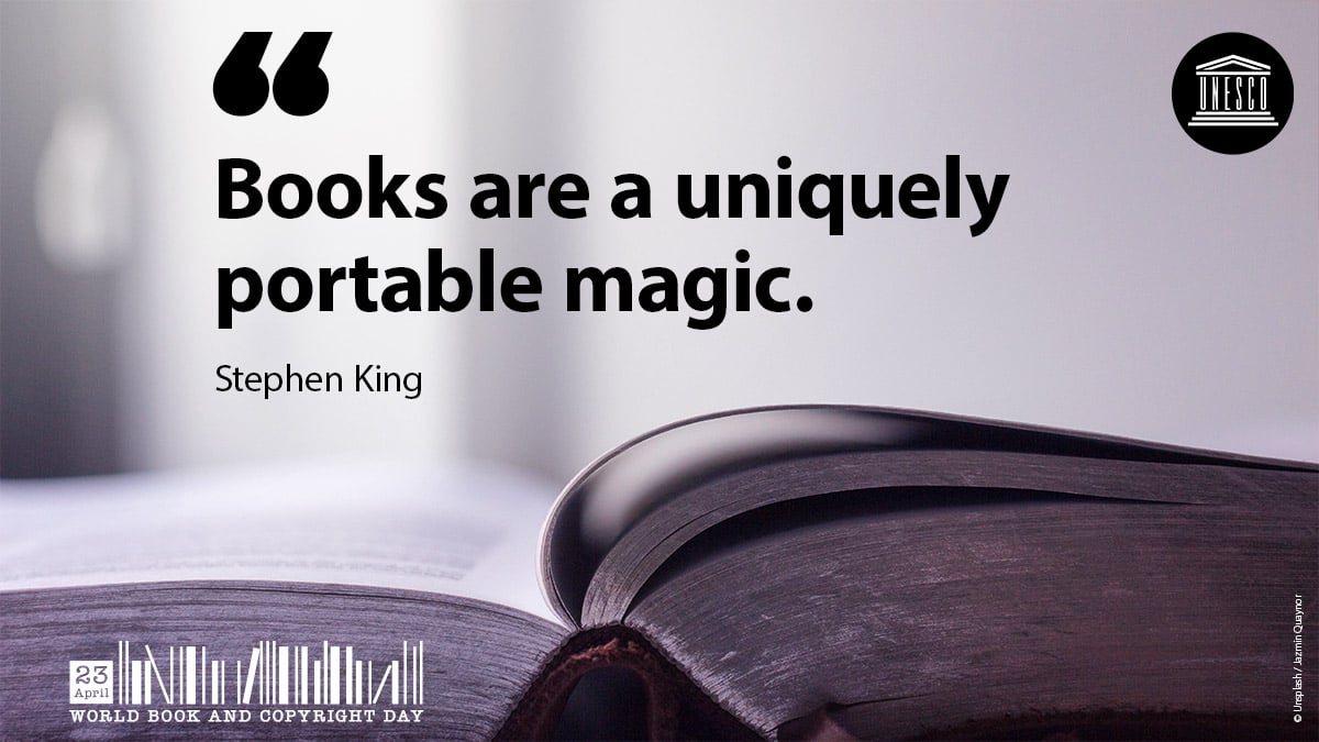 BookDay2021_Stephen_King‘books are a uniquely portable magic’