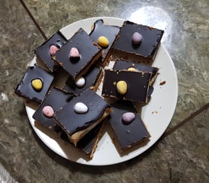 Easter Millionaires Shortbread 