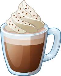 Hot chocolate graphic