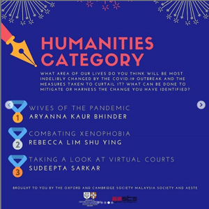 Humanities Oxbridge Society Malaysia competition