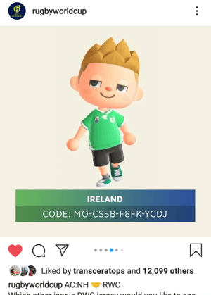 Irish Short on RWC post