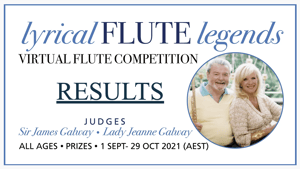 Lyrical Flute Legends competition poster