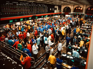 LIFFE TRADING FLOOR AT THE ROYAL EXCHANGE, PHOTO CREDIT: HTTP://WWW.THEROYALEXCHANGE.CO.UK/HERITAGE/