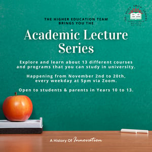 Academic Lecture series poster