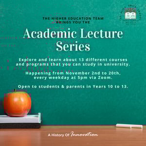Academic Lecture series poster