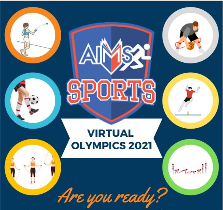 AIMS Virtual Olympics poster